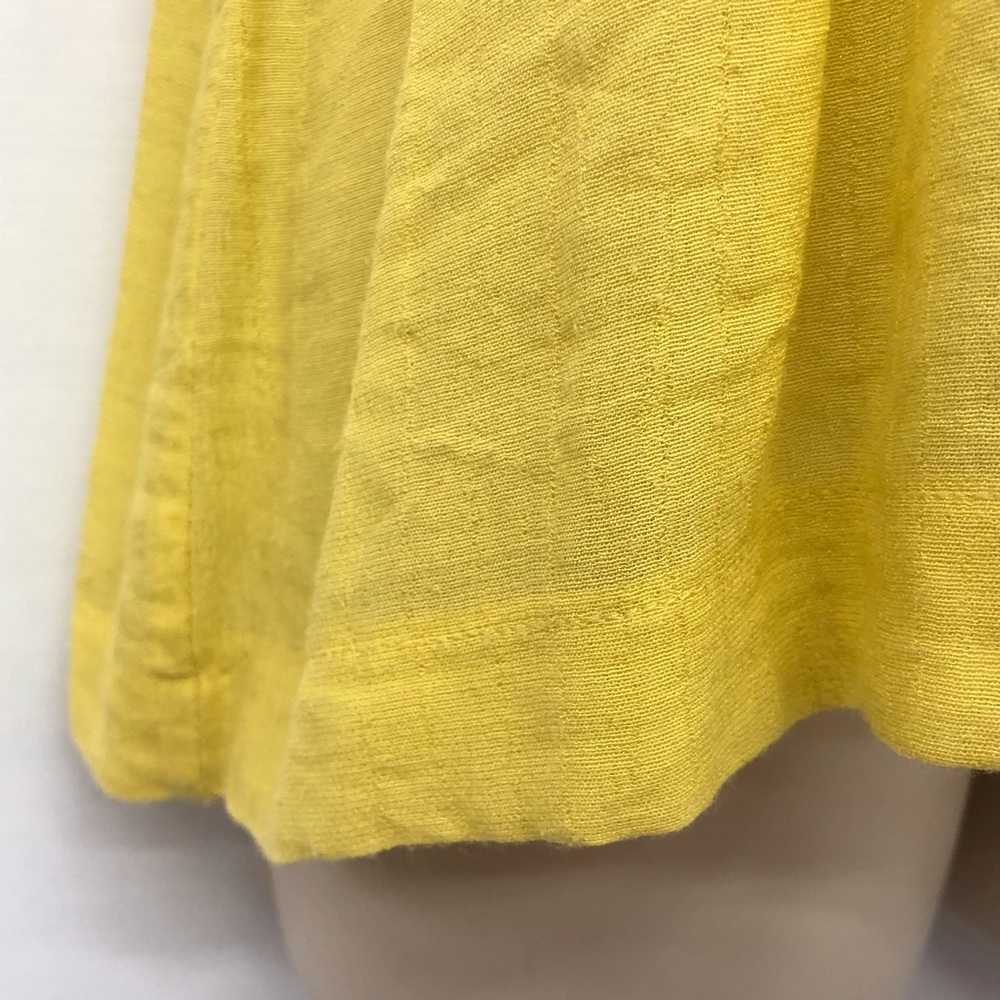 Sine Yellow Ruffle Racerback Top - Picture 9 of 16